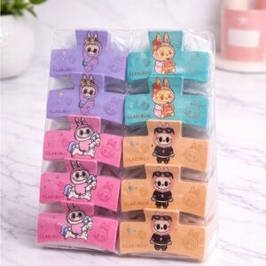 Labubu Character Hair Clips 12 Pack | Kawaii Cartoon Clips Set | Brand New